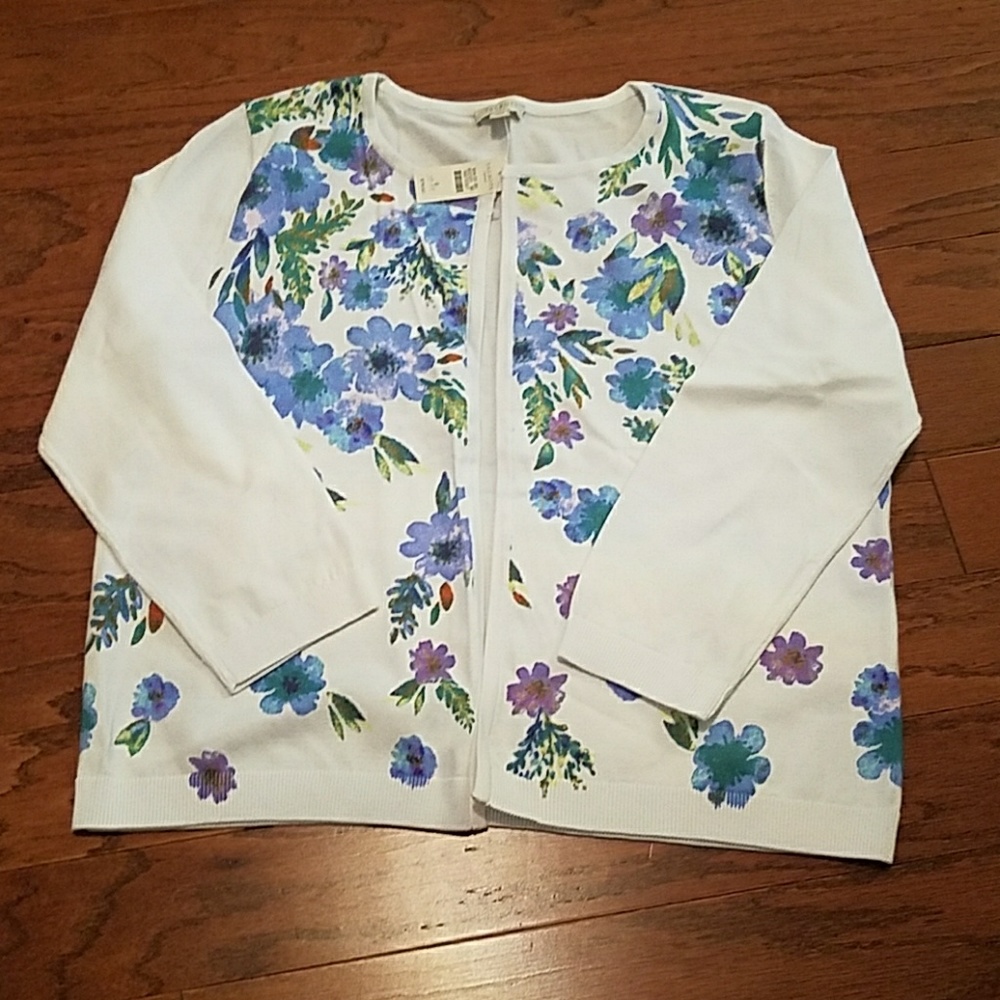 Talbots Lightweight Cardigan Sweater - Picture 2 of 6